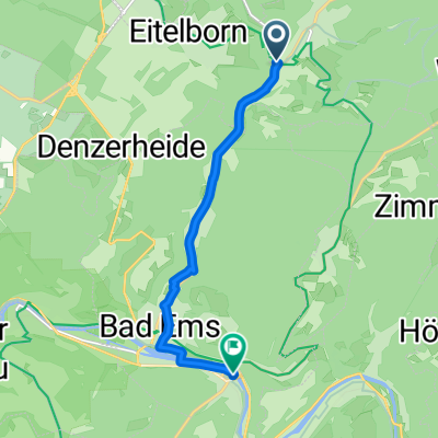 Am Bierhaus 10, Arzbach nach Mainzer Straße 7, Bad Ems