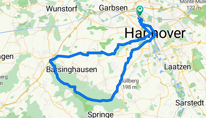Restful route in Hannover