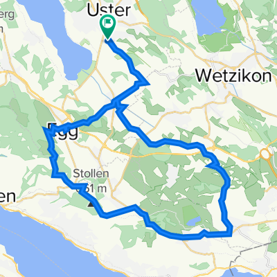 Uster, Mönchaltdorf, Wolfhausen, Oetwil, Pfannenstil, Uster