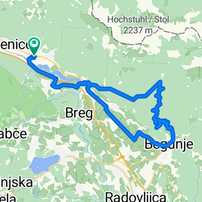 Javornik - Završnica - Sankaška - Begunje - Javornik