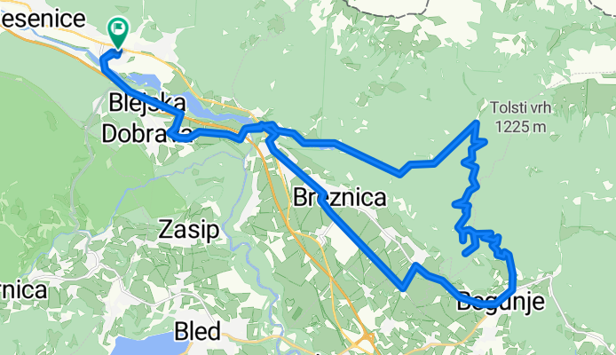 Javornik - Završnica - Sankaška - Begunje - Javornik