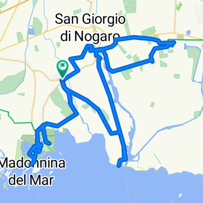 Da Via Forip 1, Carlino a Via San Giorgio di Nogaro 5, Carlino