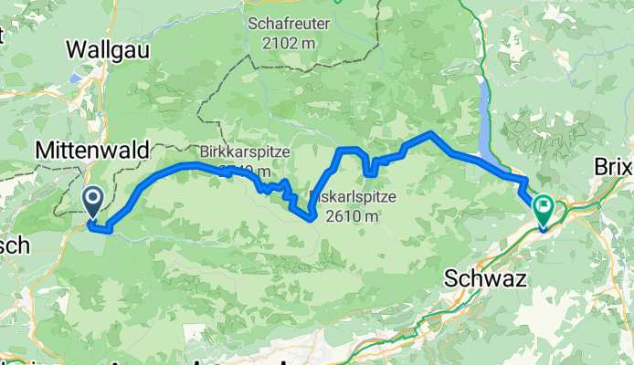 Scharnitz - Falkenhütte - Jenbach