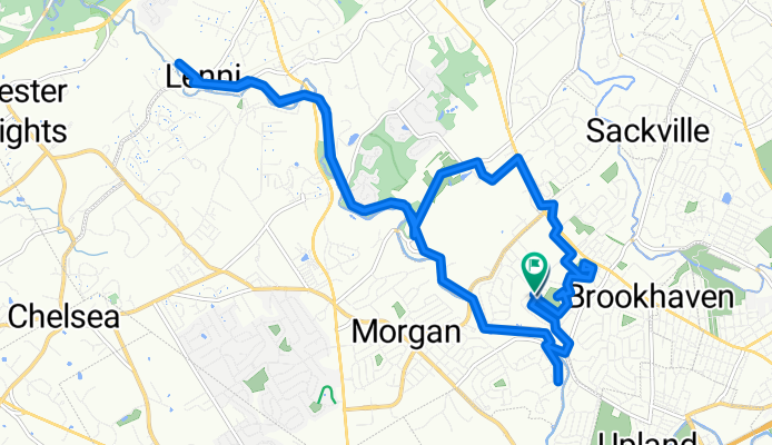 4101–4599 School Ln, Brookhaven to 407 Sir Galahad Dr, Brookhaven