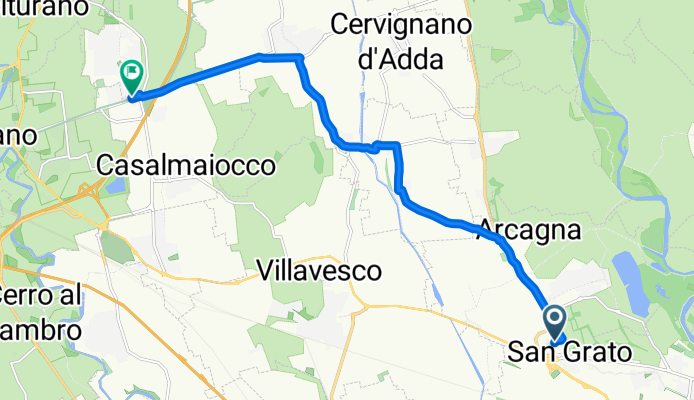 Strada Statale 9 2, Montanaso Lombardo to Via Novara 1, Dresano