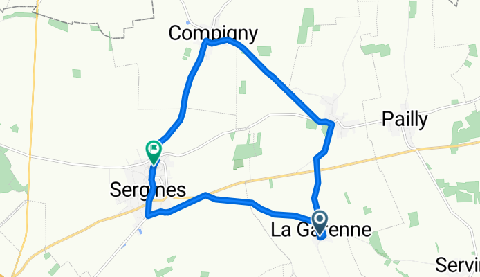 De 4 Grande Rue, Plessis-Saint-Jean à 67 Rue des Treilles, Sergines