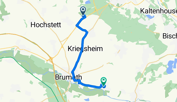 De 13 Chemin des Prés Harthouse, Haguenau à 85 Rue du Général de Gaulle, Geudertheim