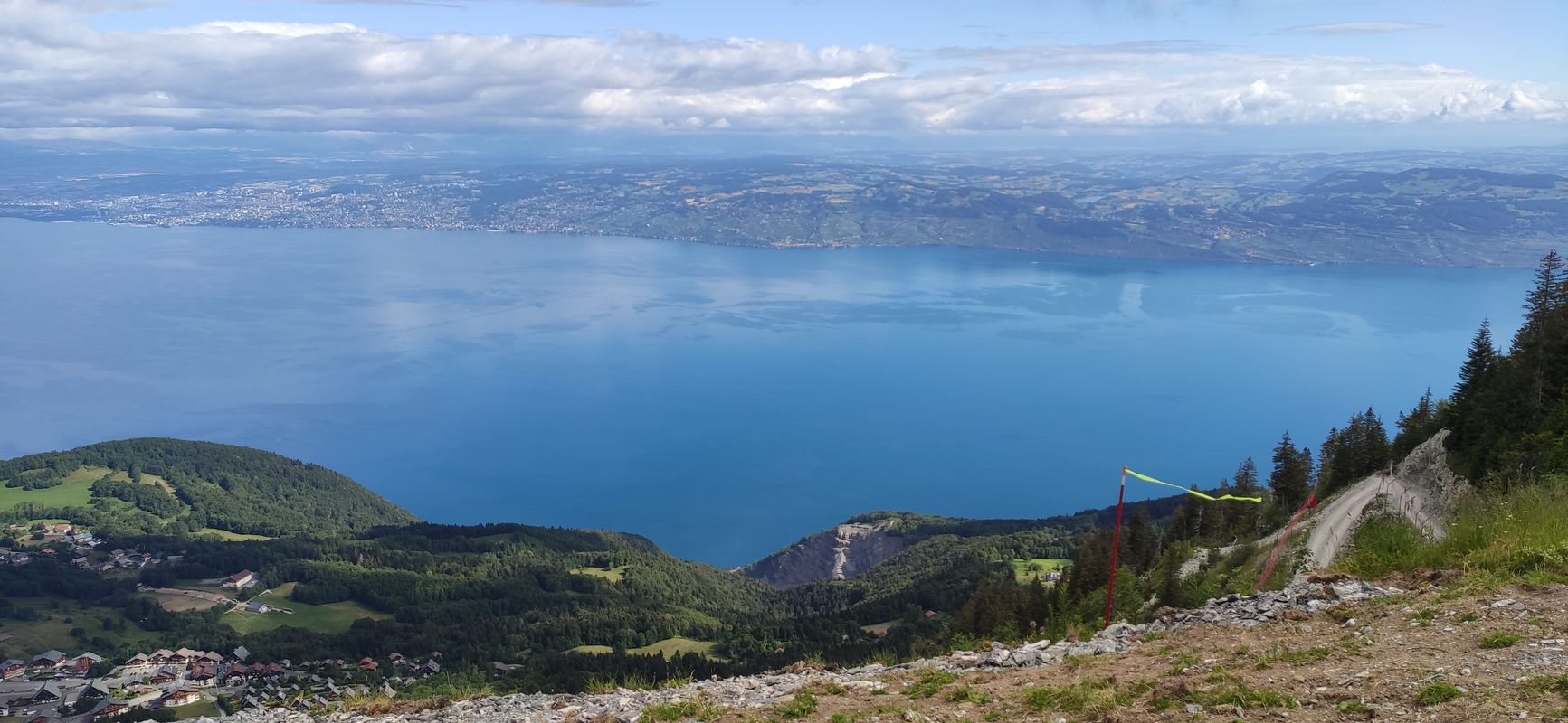 les crêtes de Thollon depuis Maxilly