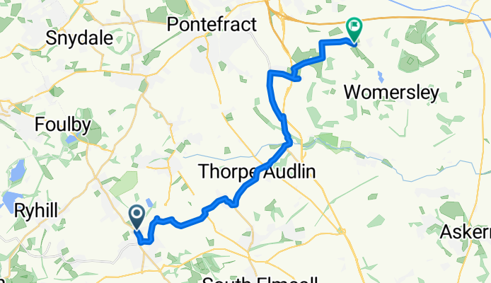 Relaxed route in Pontefract