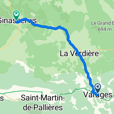 Da 3 Rue Molière, Varages a 2 Rue Georges Cisson, Ginasservis