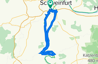 Route in der Bikemap App öffnen