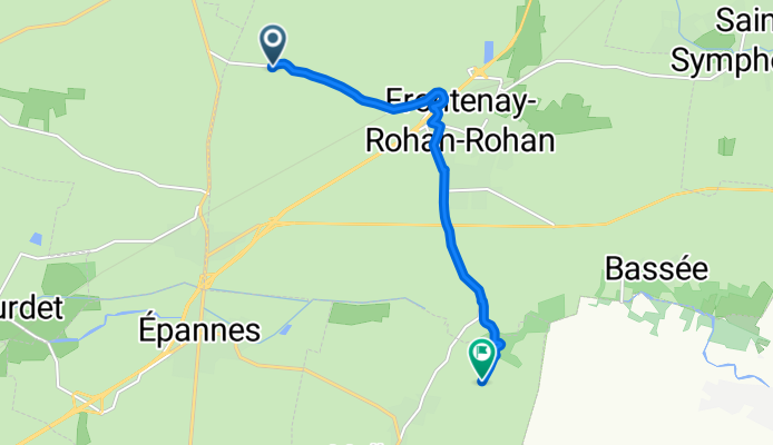 Relaxed route in Vallans