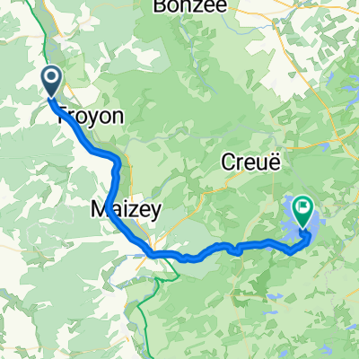 Itinéraire à partir de 12 Rue Principale, Villers-sur-Meuse