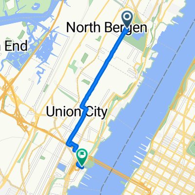 8201–8499 Bergenline Ave, North Bergen to Waterfront Terr, Weehawken