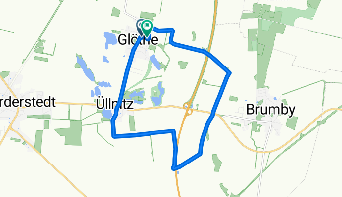 Moderate route in Staßfurt