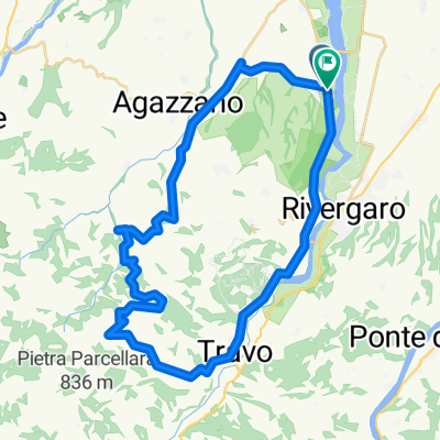 Da Strada Comunale 2, Rivalta Trebbia a Strada Provinciale 40, Rivalta Trebbia