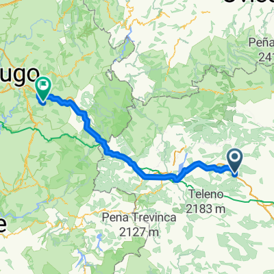 Hochgeschwindigkeitsroute in