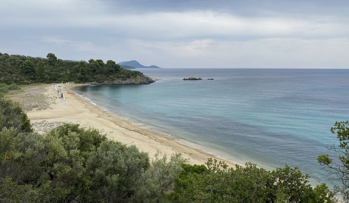 Foto 2 de la ruta de Bikemap "Perimetriki Sithonias, Koufos to Perimetriki Sithonias, Toroni"