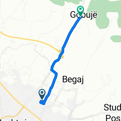 Shaip Azemi, Vushtrri to Unnamed Road, Gobujë