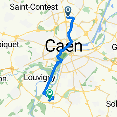Moderate route in Fleury-sur-Orne