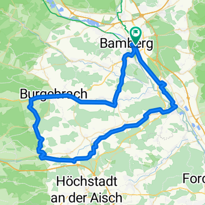 Bamberg - Wachenroth + zurück