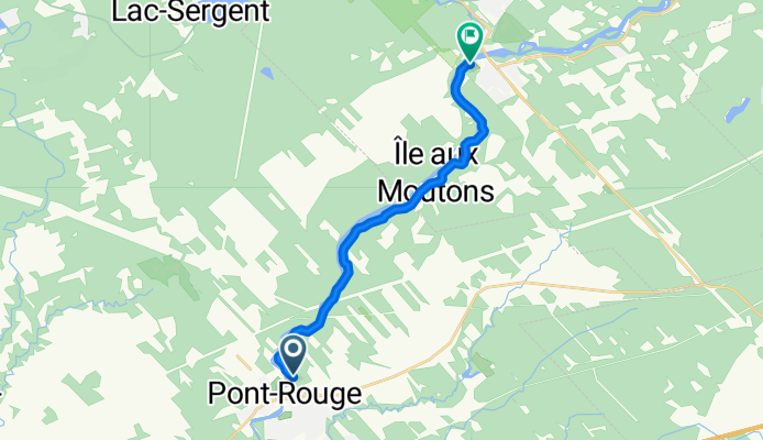 Easy ride in Sainte-Catherine-de-la-Jacques-Cartier