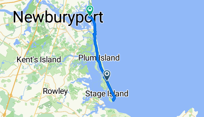 Island Rd, Newbury to 270 Northern Blvd, Newburyport