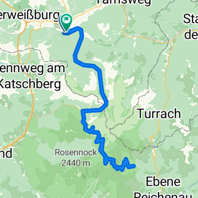 Nockalstrasse Innerkrems felöl