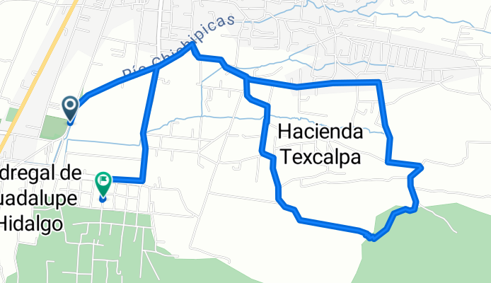 De Calle Profr Luis C Gonzalez 306, Ocoyoacac a Fruticultura 402, Pedregal de Guadalupe Hidalgo