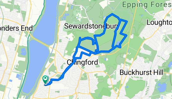 Relaxed route in London