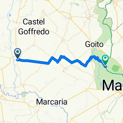 Da Via Mantova 10, Asola a Strada Maglio 8, Porto Mantovano