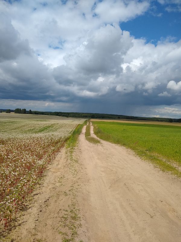 Duzo piasku i piekne widoki