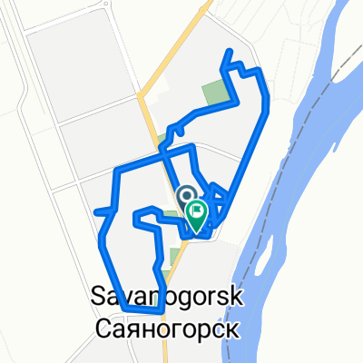 Relaxed route in Саяногорск