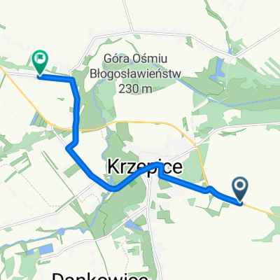 Częstochowska, Krzepice do Główna 82, Zajączki Drugie