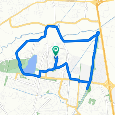 Restful route in Cuautitlán Izcalli