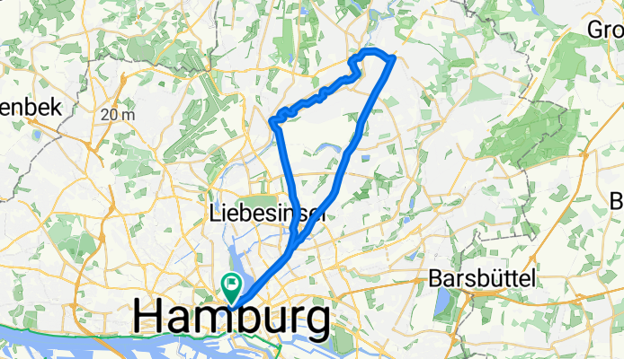 Binnenalster, Poppenbüttel und zurück