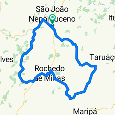 De Rua A, 51, São João Nepomuceno a Rua Cabo A Gomes Jorge, 293–391, São João Nepomuceno