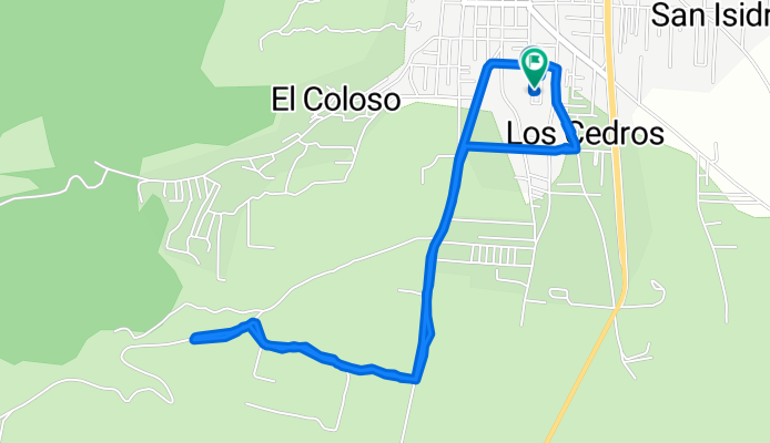 Moderate route in Tenango de Arista