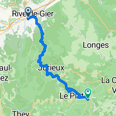 De 3bis Rue Francis de Pressensé, Rive-de-Gier à D7, Chuyer