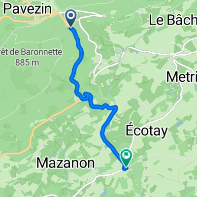 Steady ride in Pélussin