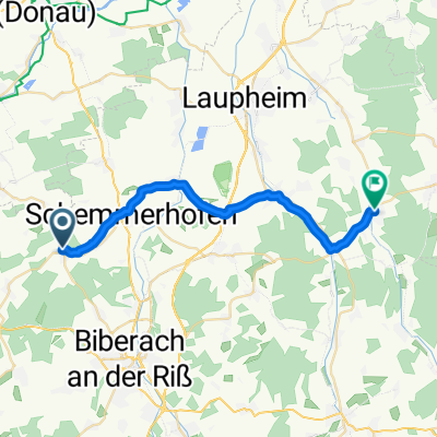 Wasserberg 5, Schemmerhofen nach Gutenzeller Straße 2A, Schwendi