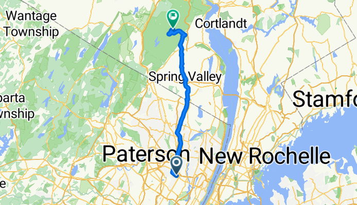 Route from Williams Avenue 148, Hasbrouck Heights