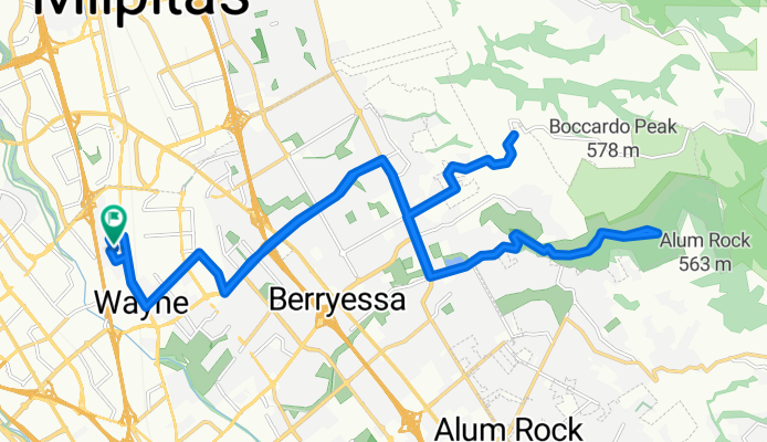 De Buena Vista Dr, San José a 400–474 Fountain Cir, San José