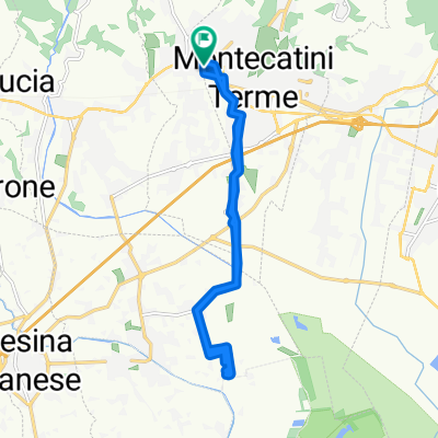 Via Forini 7, Montecatini-Terme to Via Forini 7, Montecatini-Terme