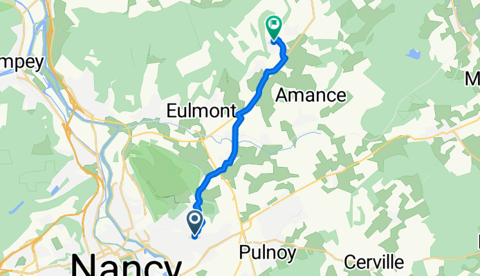 De 1–9 Rue du Bas Château, Essey-lès-Nancy à 35 Rue de l'Armée Patton, Bouxières-aux-Chênes