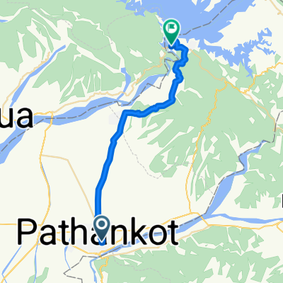 Unnamed Road, Pathankot to Jugial - Dam Road, Thara Uparla
