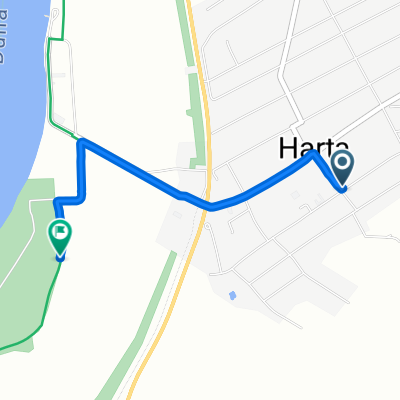 Route from Templom utca 68., Harta