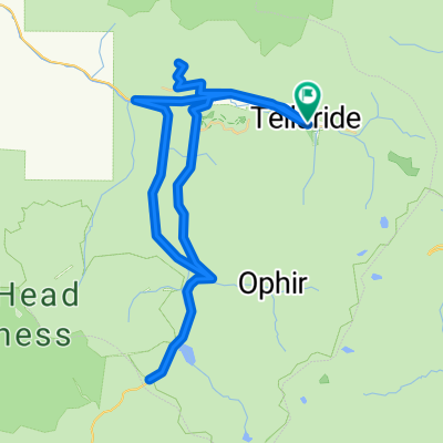 telluride - airport - lizard head - ilium loop