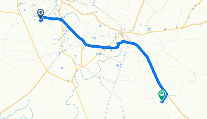 Unnamed Road, Rangpur to Unnamed Road, Tamphat