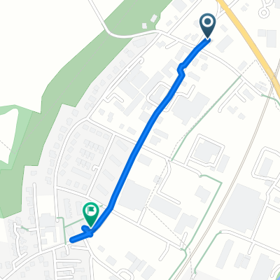 Sporty route in Bordesholm